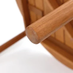 LuxenHome Natural Wooden Outdoor Coffee Table, Round Solid Wood Patio Table Brown -LuxenHome GUEST c08197b0 5d44 4cc0 ad42 628f719bc188