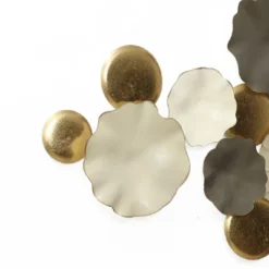 LuxenHome Modern Multi-Color Abstract Metal Wall Art, 45.7" W Contemporary Home Decor Off-White 18 LuxenHome Modern Multi-Color Abstract Metal Wall Art, 45.7" W Contemporary Home Decor Off-White -LuxenHome GUEST ca0e7afc ecb8 4f2f 849f 494004481ccd