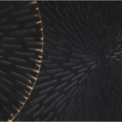 LuxenHome Abstract Black With Gold 43" Wide Metal Wall Art Decor Wall Art Home Decor Ornament Decoration 10 LuxenHome Abstract Black With Gold 43" Wide Metal Wall Art Decor Wall Art Home Decor Ornament Decoration -LuxenHome GUEST ce230e95 6b5a 46a9 afc8 09a1d57f7a0d