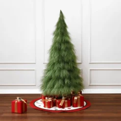LuxenHome 5Ft Holiday Artificial Pampas Grass Tree In Green 13 LuxenHome 5Ft Holiday Artificial Pampas Grass Tree In Green -LuxenHome GUEST cef47c2a 22bf 4f15 ad08 03d68628b381