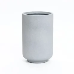 LuxenHome Concrete-Look Planter – Gray Round MgO Pot With Drainage Hole 15 LuxenHome Concrete-Look Planter – Gray Round MgO Pot With Drainage Hole -LuxenHome GUEST d8c95d64 2570 4dba b1bf 4351879bfbeb