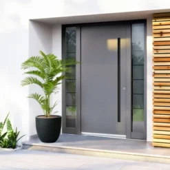 LuxenHome 17.2" Round Tapered Black Planter, Magnesium Oxide Pot For Indoor/Outdoor Use -LuxenHome GUEST d98ed6ca ac64 4f53 a94b 33665b809779