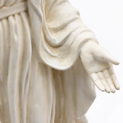 LuxenHome 30.5" LuxenHome Virgin Mary Statue, 30.5'' Ivory Religious Blessed Mother Indoor Outdoor Garden Sculptures Off-White 10 LuxenHome 30.5" LuxenHome Virgin Mary Statue, 30.5'' Ivory Religious Blessed Mother Indoor Outdoor Garden Sculptures Off-White - Image 10