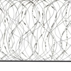LuxenHome Metal Infinity Rectangular Wall Decor -LuxenHome GUEST da7c8d56 df3a 4c1b 8824 3e5617b6a3df