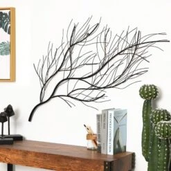 LuxenHome Black Metal Branch Wall Art Home Decor 16 LuxenHome Black Metal Branch Wall Art Home Decor -LuxenHome GUEST e484e92c 67a7 4ae5 820e 4053a376b7d9