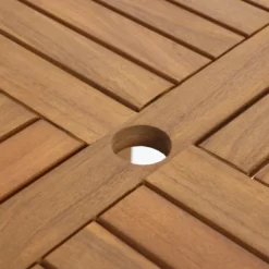 LuxenHome Outdoor Acacia Wood 37-Inch Counter Height 4-Person Dining Table Brown 11 LuxenHome Outdoor Acacia Wood 37-Inch Counter Height 4-Person Dining Table Brown -LuxenHome GUEST e49dfbb5 e114 4a1f bcc4 fdc5dcae4888