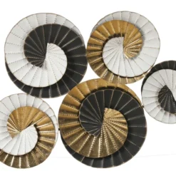 LuxenHome Multi-Color Metal Swirl Wall Decor Multicolored -LuxenHome GUEST e747c0dd cf4c 42f1 a7d2 eb5693d3bd05