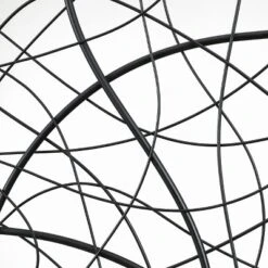 LuxenHome Large Black Abstract Square Metal Wall Decor 9 LuxenHome Large Black Abstract Square Metal Wall Decor -LuxenHome GUEST e9487b9e 9943 4010 a25e 5e35686316a2