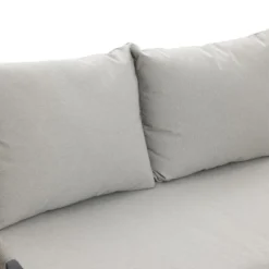 LuxenHome Outdoor Aluminum With PE Rope Loveseat Sofa With Cushions And Coffee Table Set -LuxenHome GUEST eaac3c4a b890 459b 9d36 623aeec2be1b