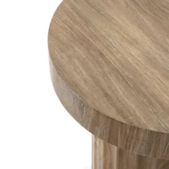 LuxenHome Wood Round Side Table, 17.7'' Dark Oak Fluted Accent End Table, Mid-Century Modern Small Coffee Table, Nightstand For Living Room Brown 11 LuxenHome Wood Round Side Table, 17.7'' Dark Oak Fluted Accent End Table, Mid-Century Modern Small Coffee Table, Nightstand For Living Room Brown -LuxenHome GUEST eadf3b23 f580 4d44 a567 017ade4d971d