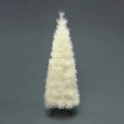 LuxenHome 6Ft Holiday Slim Artificial Pampas Grass Tree In Natural Ivory Beige -LuxenHome GUEST ec97b959 52d9 4234 91b0 4fa8c8bf0b62