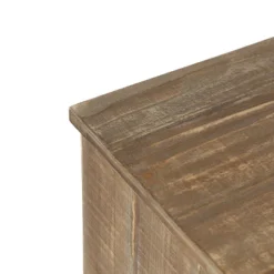 LuxenHome Rustic Wood Sliding Barn Door Storage Cabinet. -LuxenHome GUEST f2018b33 9ca2 4127 8a76 9ff95070684a