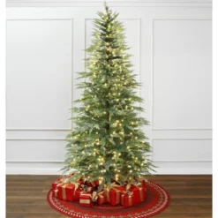 LuxenHome 6.5Ft Pre-Lit Green Cypress Artificial Christmas Tree With Metal Stand -LuxenHome GUEST f2360d37 63a2 4116 8aef 68eff8b1e5d8