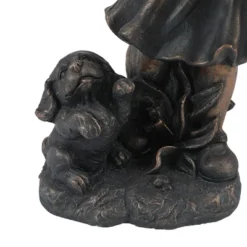 LuxenHome 23.31" Bronze MgO Girl Holding Basket Of Kittens With Puppy Garden Statue 17 LuxenHome 23.31" Bronze MgO Girl Holding Basket Of Kittens With Puppy Garden Statue -LuxenHome GUEST f842b5b5 24bd 42d1 9893 5d9c50285fd5