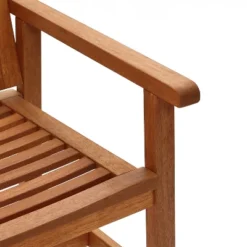 LuxenHome Carmel Solid Wood Outdoor Loveseat Park Bench -LuxenHome GUEST f906064d 5cfe 4faf 9c27 ee0a491db804