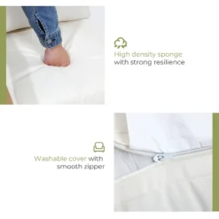 LuxenHome Outdoor Acacia Wood Side Table And Set Of 2 Armchairs With White Cushions 18 LuxenHome Outdoor Acacia Wood Side Table And Set Of 2 Armchairs With White Cushions -LuxenHome GUEST f9aaf361 c95c 44bc 9ab3 89434861b9d2