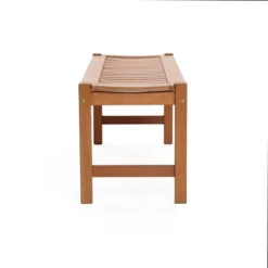 LuxenHome Natural Solid Wood 47.2-Inch Long Rectangle Sloping Seat Outdoor Bench 13 LuxenHome Natural Solid Wood 47.2-Inch Long Rectangle Sloping Seat Outdoor Bench -LuxenHome GUEST fac34d0b 5b88 4357 9dfc a5b2b20f35c6