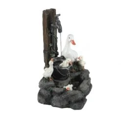 LuxenHome Resin Farmhouse Duck Family Outdoor Patio Fountain Water Fountain 19 LuxenHome Resin Farmhouse Duck Family Outdoor Patio Fountain Water Fountain -LuxenHome GUEST fb0391e4 207d 44fb a664 6bbcfb98e99d