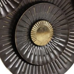 LuxenHome 41.3" W Brown And Gold Metal Abstract Flower Wall Decor 22 LuxenHome 41.3" W Brown And Gold Metal Abstract Flower Wall Decor -LuxenHome GUEST fb304d93 9c30 4ab8 a8f9 d48484c9bc35