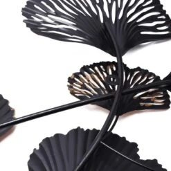 LuxenHome White, Black, And Gold Metal Ginkgo Leaves Modern Wall Decor 21 LuxenHome White, Black, And Gold Metal Ginkgo Leaves Modern Wall Decor -LuxenHome GUEST fd29ad13 ad23 497e 8f1b 5f29ba235093