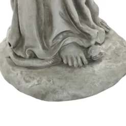 LuxenHome 30.5" H Virgin Mary Indoor Outdoor Statue Garden Statues, Gray Or Ivory -LuxenHome GUEST fedad121 be37 48ce a502 c36718e2388a